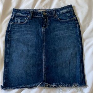 Paige premium denim jean skirt